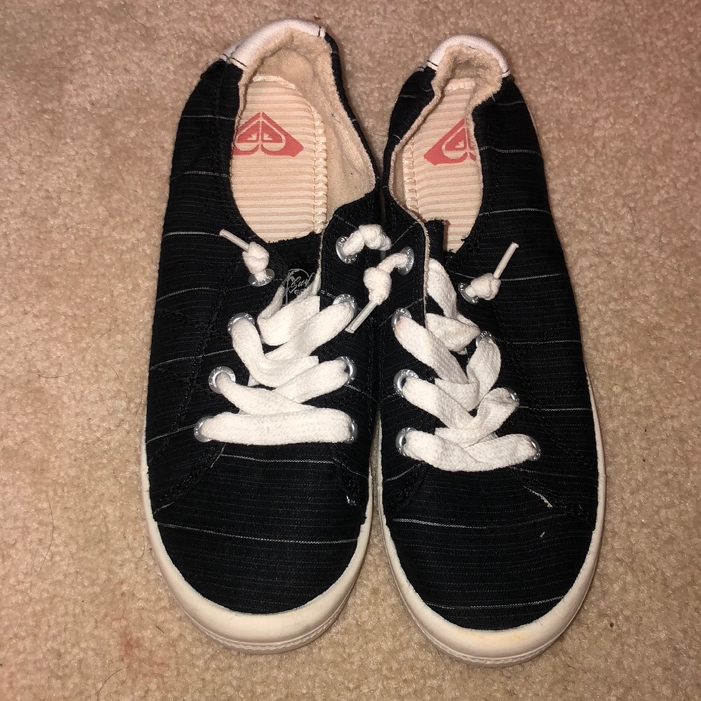 Black and white sneakers